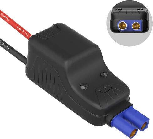 12V Alligator Clips to EC5 Connector Car Jumper Cable for Portable Smart Jumper Starter Clamps,Replacement 12V Car Portable Battery Jumper Starter Cable in Saudi Arabia