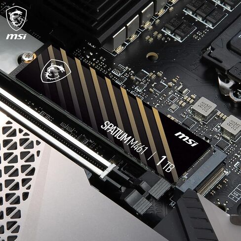 MSI SPATIUM M371 NVMe M.2 1TB - PCIe 3x4 NVMe M.2 Internal Solid State Drive, 2350MB/s Read & 1700MB/s Write, 3D NAND, Built-in Data Security, Center - 5 Year Warranty (210 TBW) in Saudi Arabia