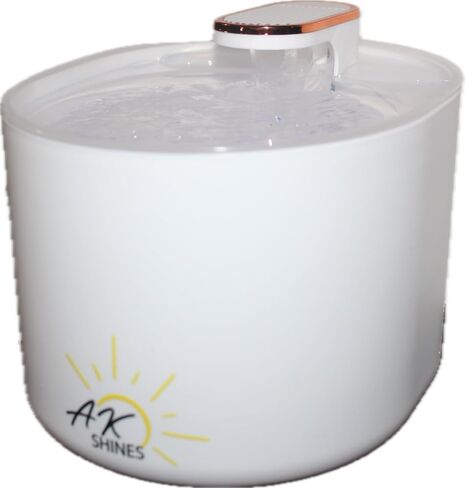 Pet Water Fountain Filtered Dog and Cat Water Fountain, Large, Navy Blue in Saudi Arabia