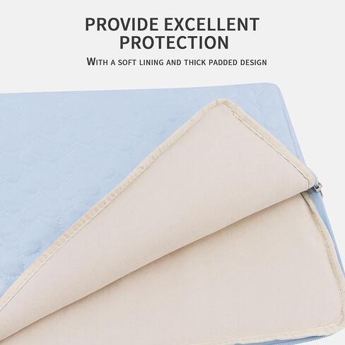 Puffy Laptop Sleeve for Women, Cute Panda Laptop Carrying Case Compatible with 15.6 HP, Dell, Lenovo, Acer, Asus in Saudi Arabia