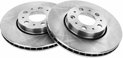 A-Premium 11.26 inch (286mm) Front Drilled and Slotted Disc Brake Rotors + Ceramic Pads Kit Compatible with Select Volvo Models - S60 2001-2009, S80 1999-2006, V70 2001-2007, XC70 2003-2007, 6-PC Set in Saudi Arabia