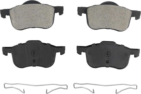 A-Premium 11.26 inch (286mm) Front Drilled and Slotted Disc Brake Rotors + Ceramic Pads Kit Compatible with Select Volvo Models - S60 2001-2009, S80 1999-2006, V70 2001-2007, XC70 2003-2007, 6-PC Set in Saudi Arabia