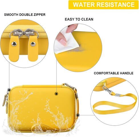 Hard Carrying Case for Kodak Mini 2 Retro 4PASS Portable Photo Printer, Instant Printer Travel Storage Holder with Zipper Mesh Pocket for USB Cable and Other Accessories, Blue in Kuwait
