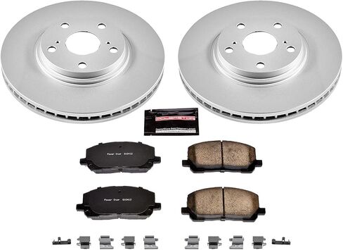 Power Stop KOE1137 Autospecialty Front Replacement Brake Kit-OE Brake Rotors & Ceramic Brake Pads in Saudi Arabia