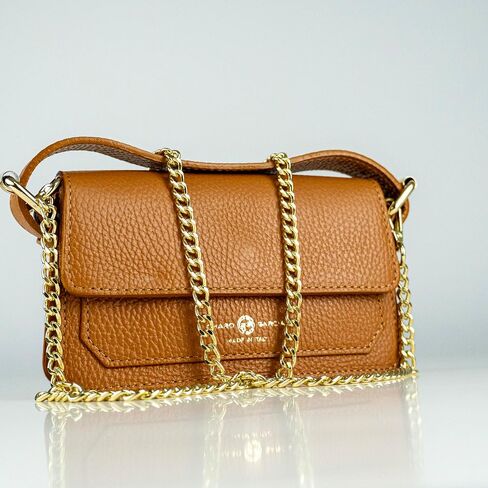Small Crossbody Bag. Italian Leather Handbags for Women Made in Italy. Detachable Strap Included. in Saudi Arabia