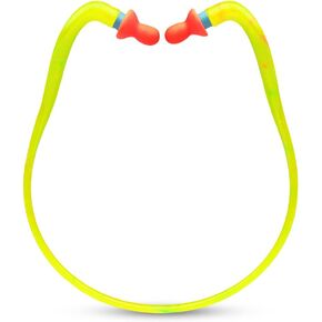 Howard Leight Quiet Band Inner-Aural Banded Earplugs, NRR 27, 10-Pairs (QB1HYG)