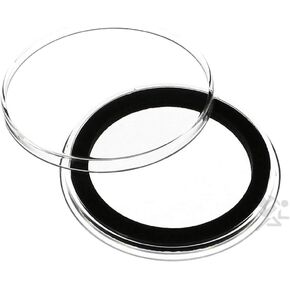 10 Black Ring Type 38mm Air Tite Coin Holders for Silver Dollars