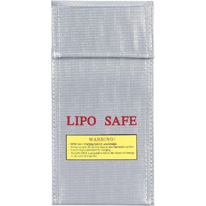 Lipo Battery Bag, Fireproof Explosion Proof Portable Battery Guard Bag Battery and Charging Lipo Bag with Loop Fastener for Batteries Flammable and Explosive Products
