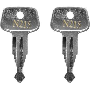 N215 Car Rack Key,Errebi Replacement Key for Yakima and Thule Ski,Cargo Box,Roof,Carrier Racks and Crossbars-Codes N215 [2 pcs]