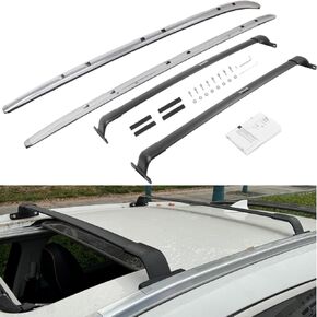 Upgraded Loading 220lbs Cargo Rack for Mazda CX5 CX-5 2017-2024 Roof Rail Roof Racks Cross Bars Luggage Carrier