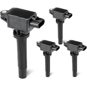 Set of 4 Ignition Coil Pack 2.2L 2.5L Compatible with 2012-2020 Mazda 3 CX-5, 2016-2019 CX-3 CX-9, 2014 Mazda 6, 2019 CX-5, 2016-2018 MX-5 Miata Replace UF656 5C1894 C1837 GN10625