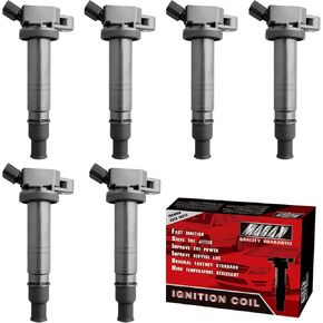 Set of 6 Ignition Coils UF495 C1426 Compatible with Toyota Tundra 4Runner FJ Cruiser - 4.0L V6 Replaces 90919-02248 5C1419