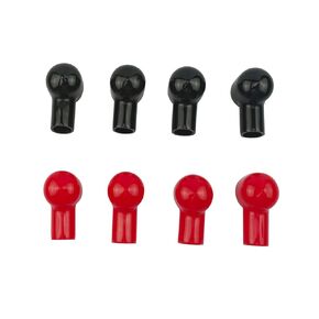 8 Pack Battery Terminal Boots Insulating Covers Red/Black, PVC Cable Lug Protector Cover Lug caps for Auto Marine Commercial and Power Sports, Insulating Rubber Covers Skins Tool Parts