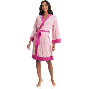 رداء حمام نسائي بحزام كيمونو مطبوع من TAHARI in Kuwait