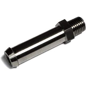 Titanium Hose Barb Fitting/Nipple (1/16" NPT x 4mm x 40mm OAL)