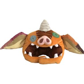 Halloween BOTW Kids Bokoblin Mask TOTK Link Pig Plush Hat Cosplay Prop Xmas Gift Cute Cartoon Toy Decorative Helmet