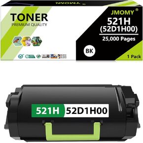 521H 52D1H00 Remanufactured Toner Cartridge Compatible for Lexmark 521H 52D1H00 for MS710 MS710n MS711 MS711dn MS810 MS810n MS810dn MS811 MS811n MS811dn MS812 MS812dn Pinter(25,000 Pages,Black)
