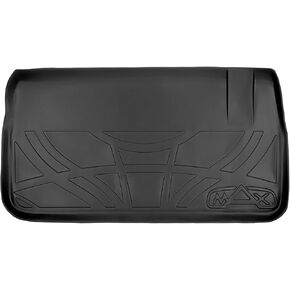 SMARTLINER Cargo Trunk Liner Floor Mat Behind 3rd Row Seat Black Compatible with 2008-2020 Grand Caravan / 2008-2016 Town Country