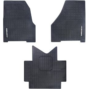 Floor Mats Compatible with 2018-2021 Freightliner Cascadia 116 & 126,Truck Floor Rubber Mats Cargo Liners for Freightliner Cascadia Accessories All-Weather Guard Heavy Duty Includes 3PCS Set