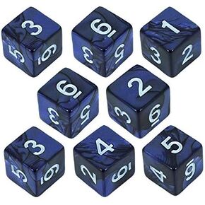 نرد اللؤلؤة الزرقاء - مجموعة 8D6 - "حلول الظلام" in Kuwait