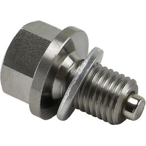 Votex - Stainless Steel Neodymium Magnetic Oil Drain Plug fits Predator Generator 1800-3500-4375-4550-8750