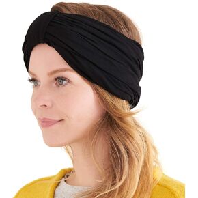 Womens Chunky Turban Headband Headscarf Winter Head Wrap Chemo Hat Natural Hair