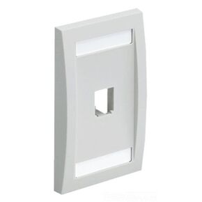 Panduit CFPE1WHY 1-Gang 1-Port Faceplate, White