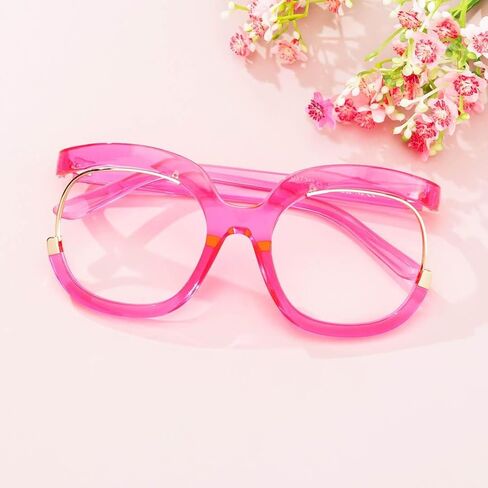 VOOGLAM إطار نظارة مربع كبير الحجم مع عدسة شفافة للنساء فريديا OX739865 in Kuwait