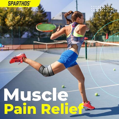 دعامة ركبة سبارثوس - تخفف من الرباط الصليبي الأمامي، وMCL، وتمزق الغضروف المفصلي الممزق، وآلام التهاب المفاصل - تصميم الرضفة المفتوحة مع مثبتات مزدوجة - دعامة الركبة الداعمة للضغط، مقاس إضافي مناسب - للرجال والنساء (XXL) in Kuwait