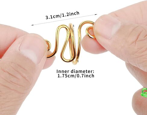 Abeillo Handmade Crochet Tension Ring, Adjustable Yarn Knitting Ring Lefties & Righties Crochet Ring for Finger, Crochet Accessories Gift for Crocheters, Mom, Birthday Gift for Crochet Lovers in Saudi Arabia