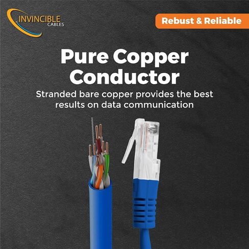كات 6 | موصلات نحاسية صلبة 100% | 550 ميجا هرتز، 23AWG 4 أزواج، UTP | نجح اختبار محلل Fluke DTX-1800 | تم تصميمها بدقة لتحقيق أقصى قدر من الموثوقية (أسود) in Saudi Arabia