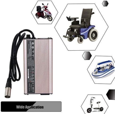 42V 5-Ampere Lin-ion Battery Charger, Suitable for 10S 36VLin-ion Battery Pack Output with 3-pin XLR Connector in Kuwait