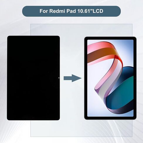 شاشة LCD رقمية متوافقة مع Redmi Pad 22081283G 10.61 بوصة شاشة LCD تعمل باللمس مع أدوات in Saudi Arabia