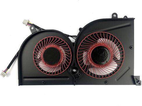 مروحة تبريد وحدة المعالجة المركزية + وحدة معالجة الرسومات من BestParts لـ MSI GS63 GS63VR 6RF 6RF-001US 7RF 7RF-212UK GS73 GS73VR 6RF 6RF-005CA 7RF 7RE-004CN 7RG 7RG-026RU 7RG-039NL MS-16K2 MS-17B MS-17B1 1 BS5005HS-U2L1 in Saudi Arabia