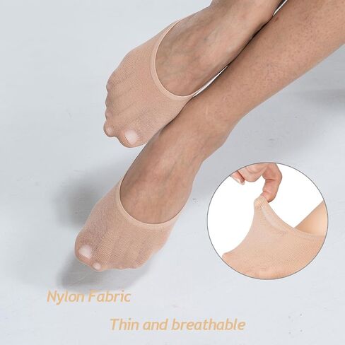 جوارب نسائية من Mcool Mary 12 زوجًا من الجوارب النسائية ذات القطع المنخفضة للصيف غير مرئية ورقيقة جدًا من الحرير الناعم بدون عرض للنساء in Kuwait