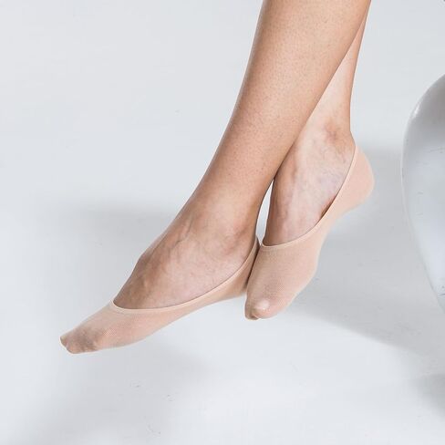 جوارب نسائية من Mcool Mary 12 زوجًا من الجوارب النسائية ذات القطع المنخفضة للصيف غير مرئية ورقيقة جدًا من الحرير الناعم بدون عرض للنساء in Kuwait