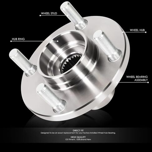 DNA MOTORING OEM-WHA-0210 Front Wheel Hub Compatible with 91-99 Nissan Sentra 95-98 200SX in Saudi Arabia
