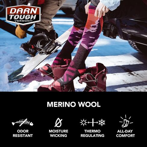 Darn Tough (8023 Solstice OTC متوسط ​​الوزن مع جورب نسائي مبطن in Kuwait