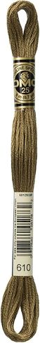 DMC 6-Strand Embroidery Cotton Bundle - Drab Brown Color Family - 4 Skeins of Thread - 8.7yd Skeins in Saudi Arabia