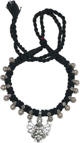 athizay black Necklace choker with statement Pendant Tribal inspired Black and Silver Jewelry for women Handcrafted beaded chokers with bold Pendant in Saudi Arabia