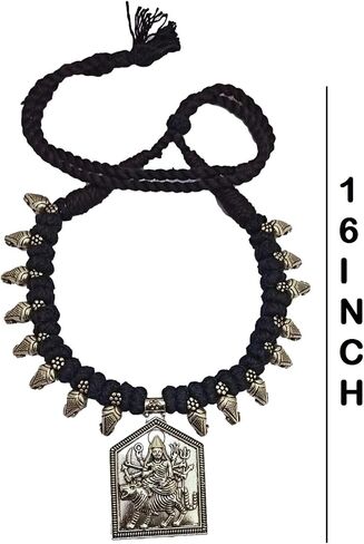 athizay black Necklace choker with statement Pendant Tribal inspired Black and Silver Jewelry for women Handcrafted beaded chokers with bold Pendant in Saudi Arabia