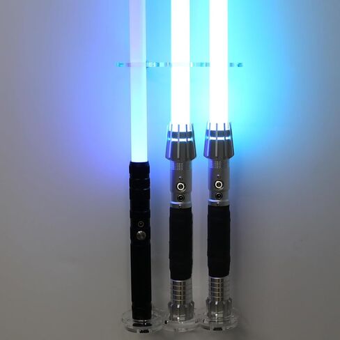 lightsaber stand lightsaber display stand lightsaber holder lightsaber wall mount vertical acrylic lightsaber display stand for lightsaber storage and display (black 1 Hole 1 pack) in Saudi Arabia