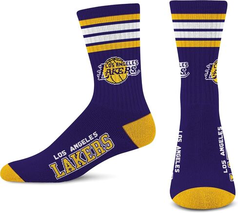 For Bare Feet Unisex Kid's 4 Stripe Deuce NBA Crew Sock in Saudi Arabia