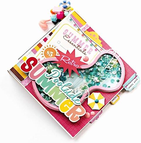 KSCRAFT Pool Mini Album Metal Cutting Dies Stencils for DIY Scrapbooking Decorative Embossing DIY Paper Card in Saudi Arabia