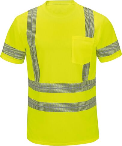 تي شيرت رجالي قصير الأكمام عالي الوضوح من Red Kap in Kuwait