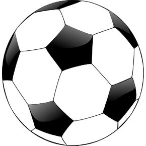Rogue River Tactical Best Round Soccer Ball Soccerball Football 5x5 Inch Auto Decal Bumper Sticker Vinyl Decal for Car Truck Van RV SUV Boat Window Locker