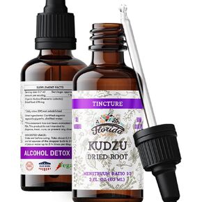 Kudzu Extract – Liver Cleanse Detox - Kudzu Root Organic Supplement- Natural Kudzu Plant for Heart Health - Inflammation Relief Kudzu Root Extract - Non-Alcohol Supplement - Made in USA – 2 oz