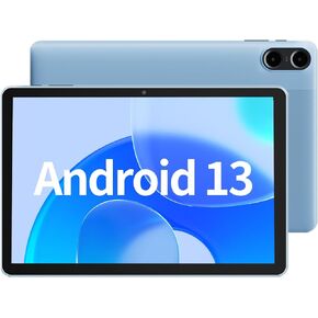 2024 10.1 inch Android 13 Tablets, Octa-Core Processor, 8GB RAM 64GB ROM 512GB Expanable , 6000mAh Battery, HD IPS Touch Screen, 5G/2.4G WiFi6, Bluetooth 5.0, Split Screen, Widget Support (Blue)