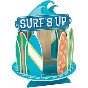 Surfs Up Party Centerpiece Decoration (foam) Birthday and Party Decor