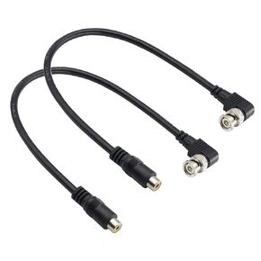 BNC to RCA Adapter Cable RCA Male to BNC Male 75 Ohm Coaxial Composite Video Connector Cable RG59U BNC Male to RCA Male Video Cable for Surveillance CCTV Camera System[2pack/3.3ft]